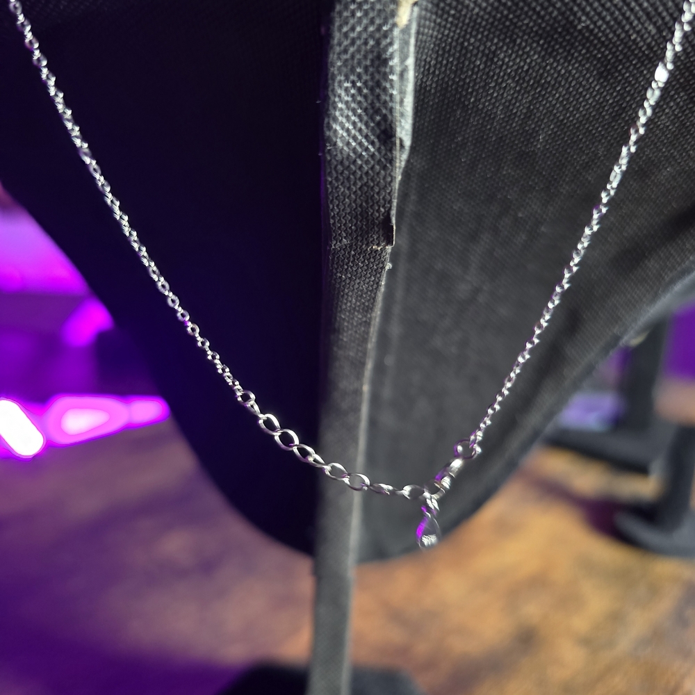 .5 Ct Moissanite 925 Silver Necklace - Picture 4 of 6